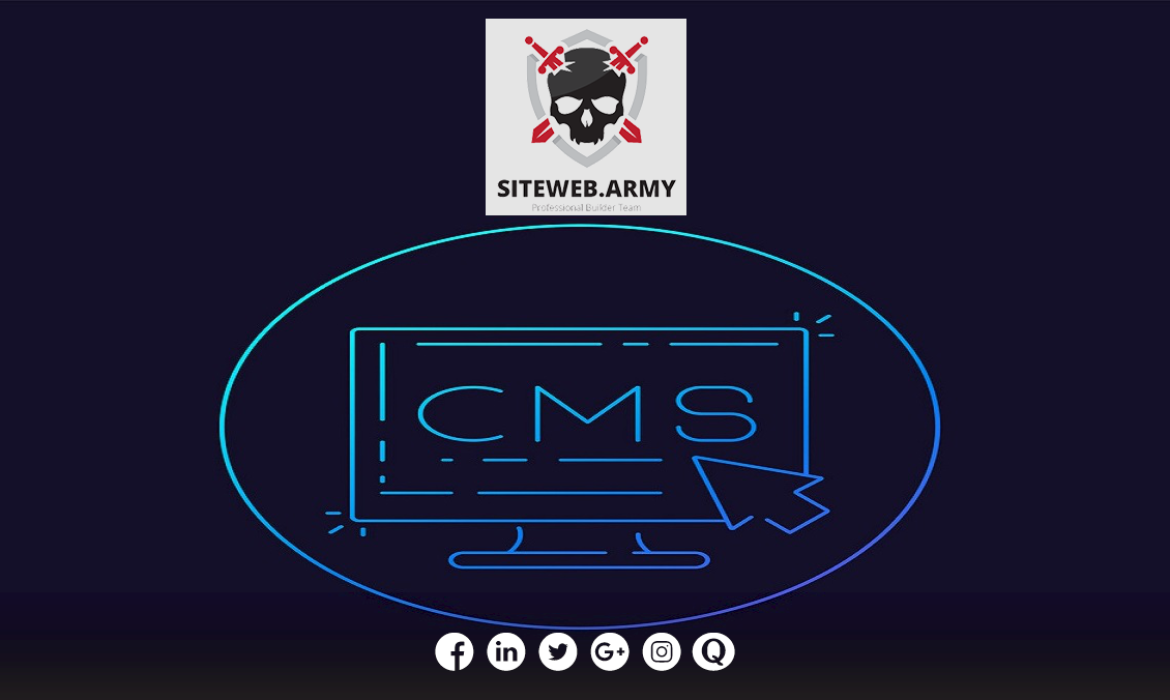 CMS logo + Logo Siteweb Army - Siteweb Army