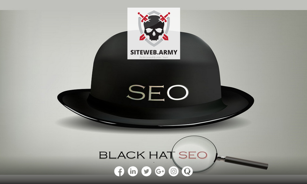 Chapeau noir, black hat SEO - Siteweb Army