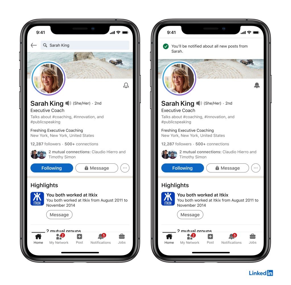 LinkedIn lance de nouvelles fonctionnalités pour les créateurs de contenu