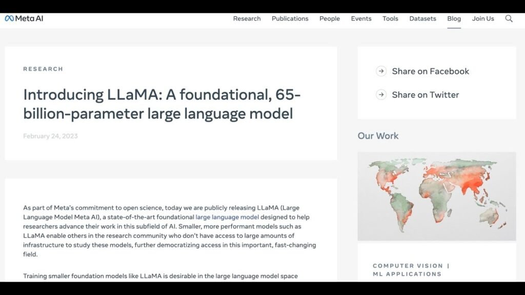 LLaMA : Le nouveau modèle d'IA de Meta qui rivalise avec ChatGPT et LaMDA