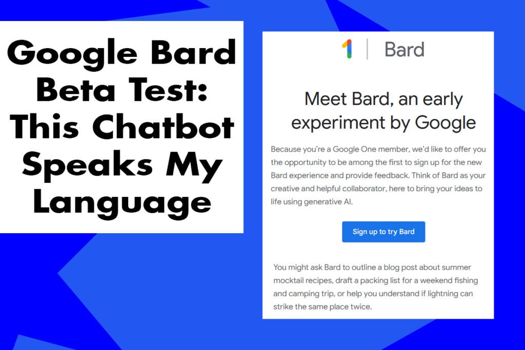 IA: Google Bard en version bêta